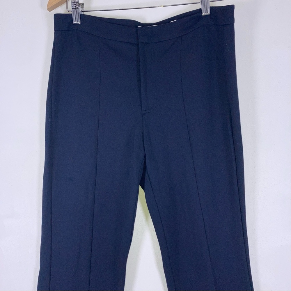 Vince Stovepipe Cropped Pants Navy Trouser Pleated Ankle  Size 10 Coastal Womens - Picture 13 of 15